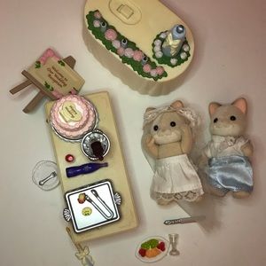 Calico Critters Wedding Set